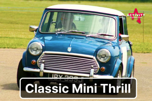 1 Hour 6 Lap Classic Mini Thrill Driving Experience | Perfect Gift For a Mini Cooper Driving Enthusiast | Enjoy Lots Of Fun In This Pocket Size Car