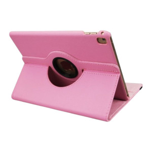 Rotating Cover For IPad | Air 1,Air 2, 5th/6th Gen Pro | 9.7” | PU Leather Case | Shock-Absorbing | Anti-Scratch | Pink