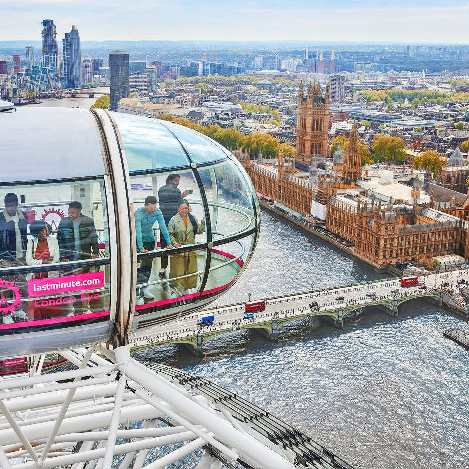 London Eye, Three Course Meal and Cocktails at Marco Pierre White\'s London Steakhouse Co for Two | Dining | Virgin Experience Days / Voucher Gift