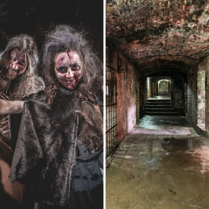 Visit to Edinburgh Dungeons and Underground Vaults Tour for Two | Afternoon Tea for Two | Virgin Experience Days / Voucher Gift