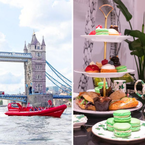 Thames Rockets Speed Boat Ride and Afternoon Tea at Brigit\'s Bakery for Two | Afternoon Tea for Two | Virgin Experience Days / Voucher Gift