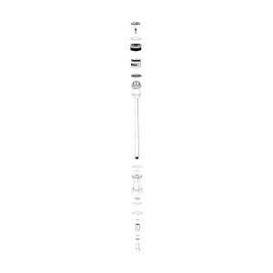 RockShox Debonair Fork Spring Assembly Psylo Gold 35mm A1+ 2025+, 140mm