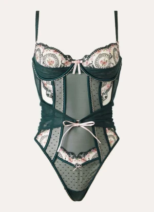 Lounge Evelyn Bodysuit - Grøn - S+