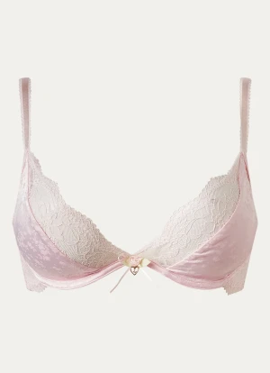 Lounge - Caia Plunge BH - Pink - 80 / D