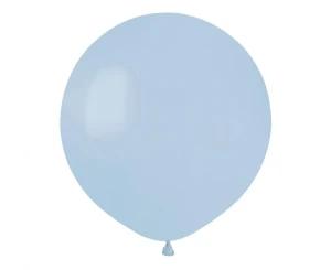 Balony Gemar 19, pastel pudrowe błękitne, 25szt.