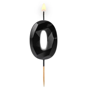 Cyferka "0" Diament czarna