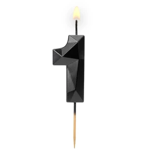 Cyferka "1" Diament czarna