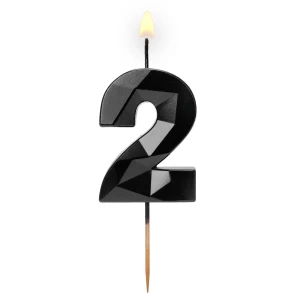 Cyferka "2" Diament czarna