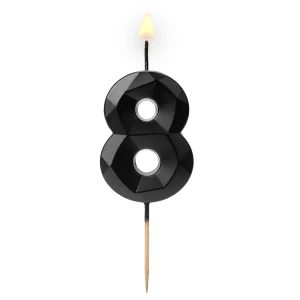 Cyferka "8" Diament czarna