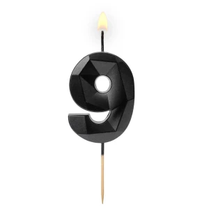 Cyferka "9" Diament czarna