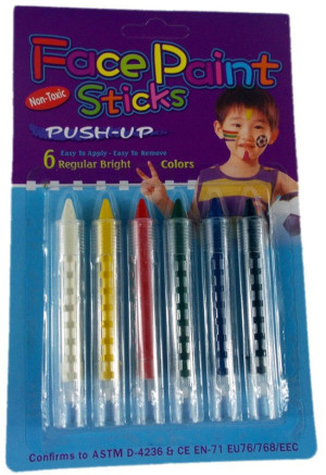 Kredki do twarzy 6 kolorów