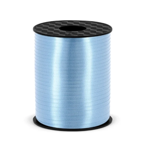 Niebieska wstążka plastikowa 5x225mm