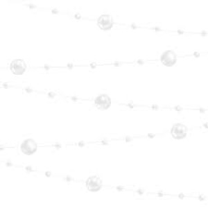 Girlanda z kuleczek 650 cm biała