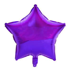 Balon Foliowy Gwiazdka Fioletowa 45 cm