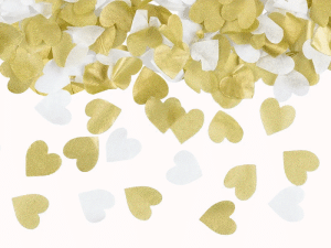 Tuba z sercami, mix, 35cm