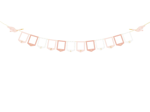 Girlanda na zdjęcia - Bocian, 10,5x15cm