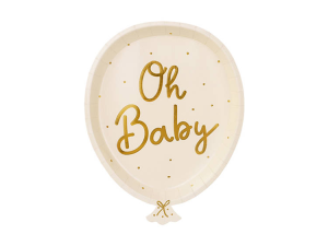 Talerzyki Oh baby 17,5x22cm/6szt.
