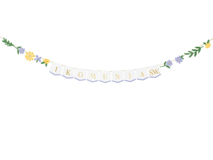 Baner komunijny I Komunia Święta 300x13cm