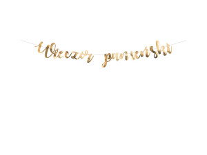 Baner wieczór panieński złoty