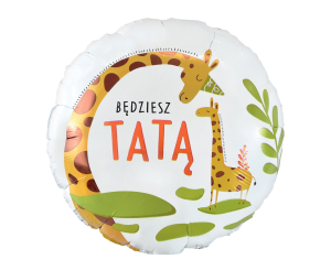Balon foliowy Będziesz Tatą, 46cm