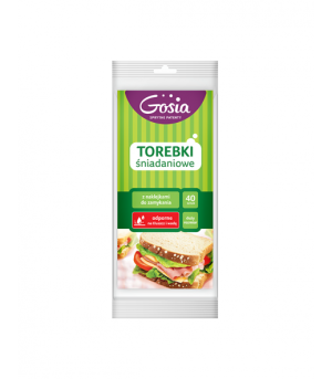 Torebki śniadaniowe z papieru BIO 12,5x23x6,5cm/40szt.