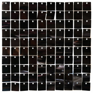 Panel dekoracyjny CEKINOWY czarny 30 x 30 cm