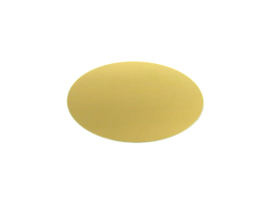 Złoty krążek gładki 16cm