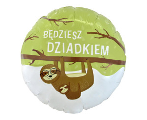 Balon foliowy Będziesz Dziadkiem, 36 cm