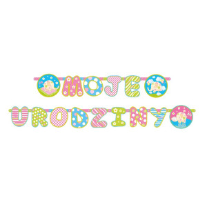 Baner "Moje Urodziny" 13 x 186cm