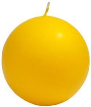 Świeca Kula Żółta