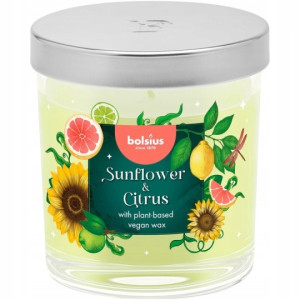 Świeca w szkle Słonecznik&Cytrusy
