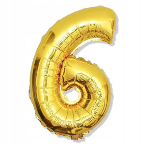 Balon złoty ,,6" 32"