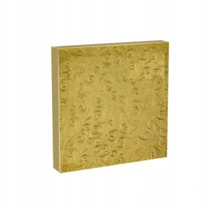 Złote serwetki z wytłoczeniem, 33x33cm, 15szt