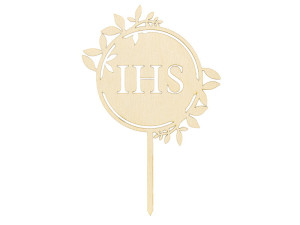 Topper drewniany IHS 23 cm
