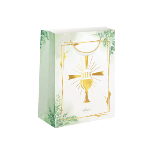 Torebki na prezenty komunijne Kielich IHS małe