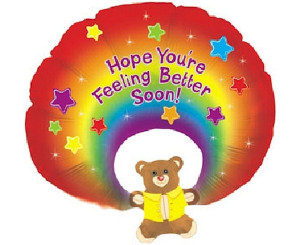 Balon foliowy MISIO pod tęczą