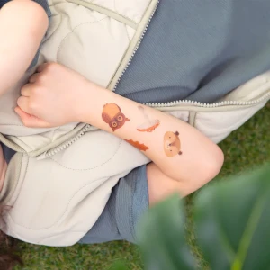 Tatuaże zmywalne Leśni przyjaciele 20szt.