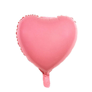 Balon Serce czerwone MATOWE 45cm