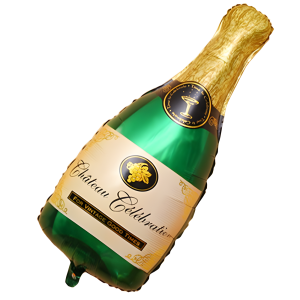 Balony Foliowy SZAMPAN Nowy Rok 90x38cm