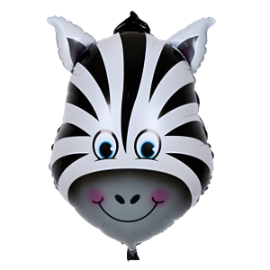 Balon Foliowy ZEBRA zwierzątka 86x60cm