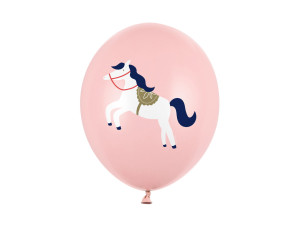 Balon 30 cm, Konik, Pastel Pale Pink 1 szt.