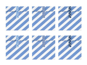 Torebki na słodycze Ahoy, 6szt.