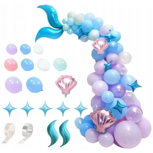 GIRLANDA BALONOWA syrenka 92 elementy