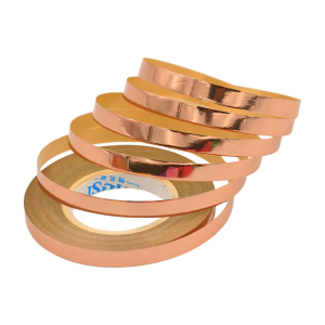 Wstążka do balonów rose gold metaliczna 5mm x 10m