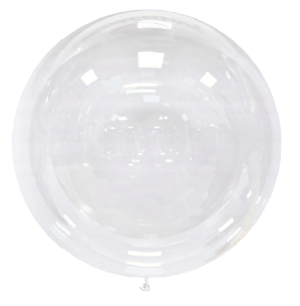 Balon BOBO okrągły przezroczysty transparentny 90 cm