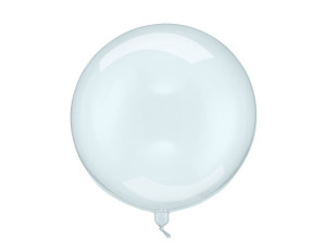 Balon transparentny niebieska kula 40cm