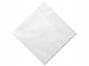 Serwetki papierowe białe 33x33cm 20 szt.