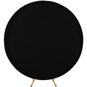Pokrowiec czarny materiał na Stojak KOŁO na balony 2m Tło do zdjęć