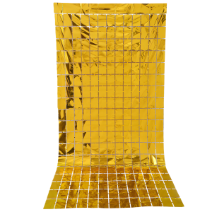 KURTYNA dekoracyjna PANELOWA Foliowa Złota Gold 100x200 cm