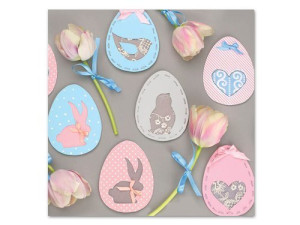 Serwetki Jajka Pastelowe